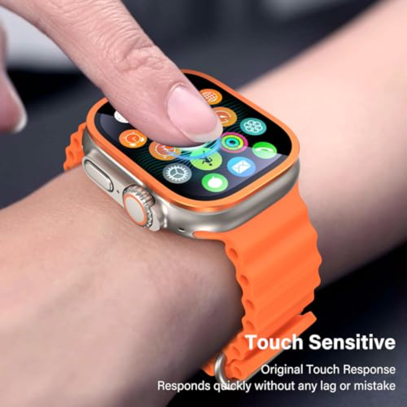 2PCS HD Metal Tempered Glass F - Smartwatch Case review and price