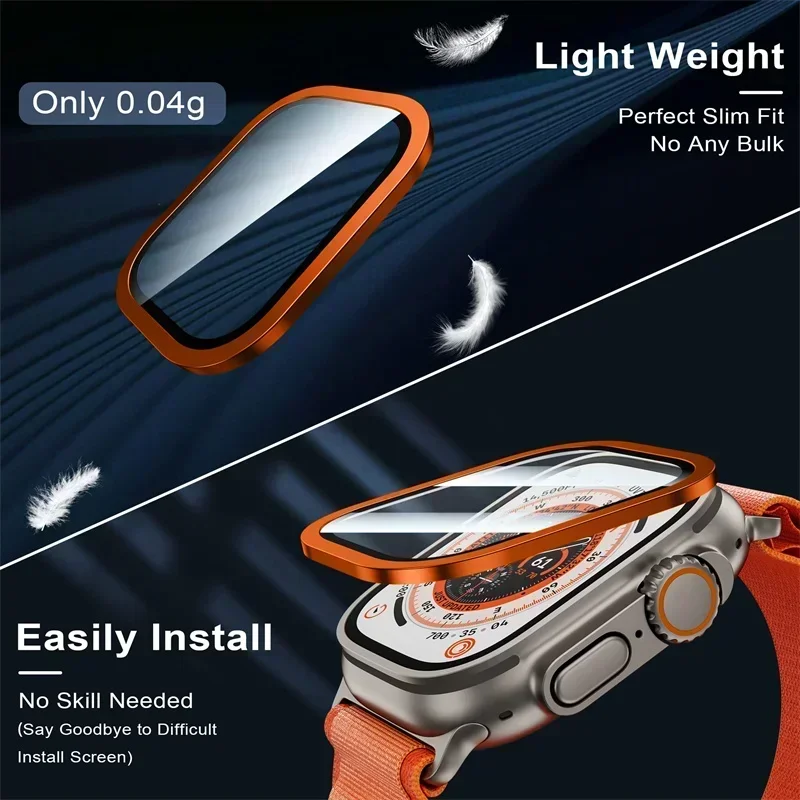 2PCS Titanium Metal Frame for  - Smartwatch Case review and price