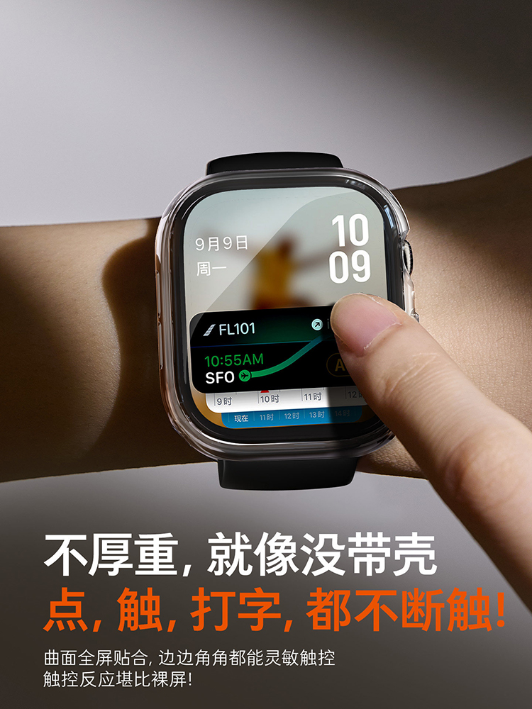 2pcs Tempered Glass Case For A - Smartwatch Case review and price