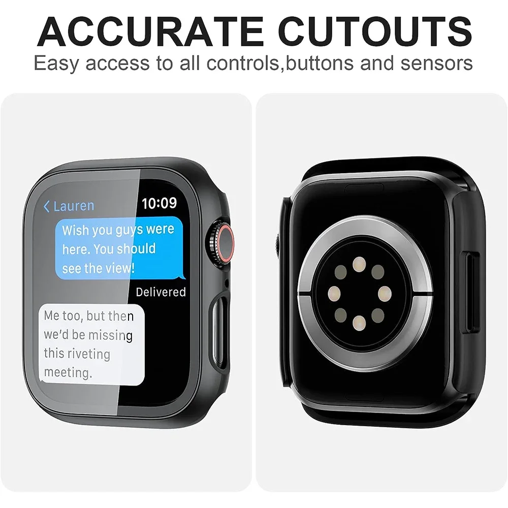 Tempered Glass Screen Protecto - Smartwatch Case review and price
