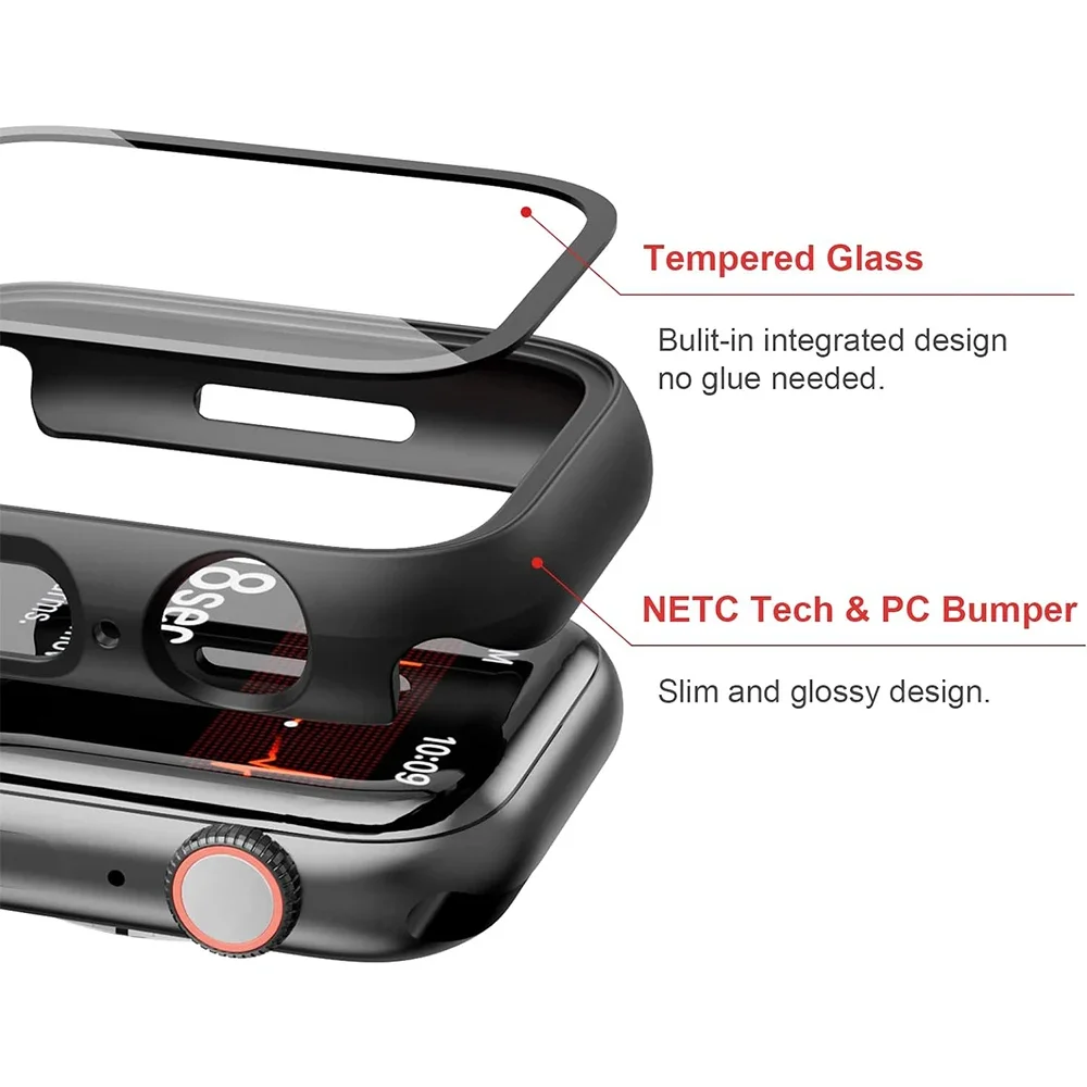 Tempered Glass Screen Protecto - Smartwatch Case review and price