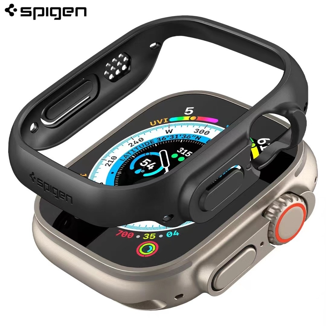 Spigen Thin Fit Case for Apple - Watch Case Bumper review and price