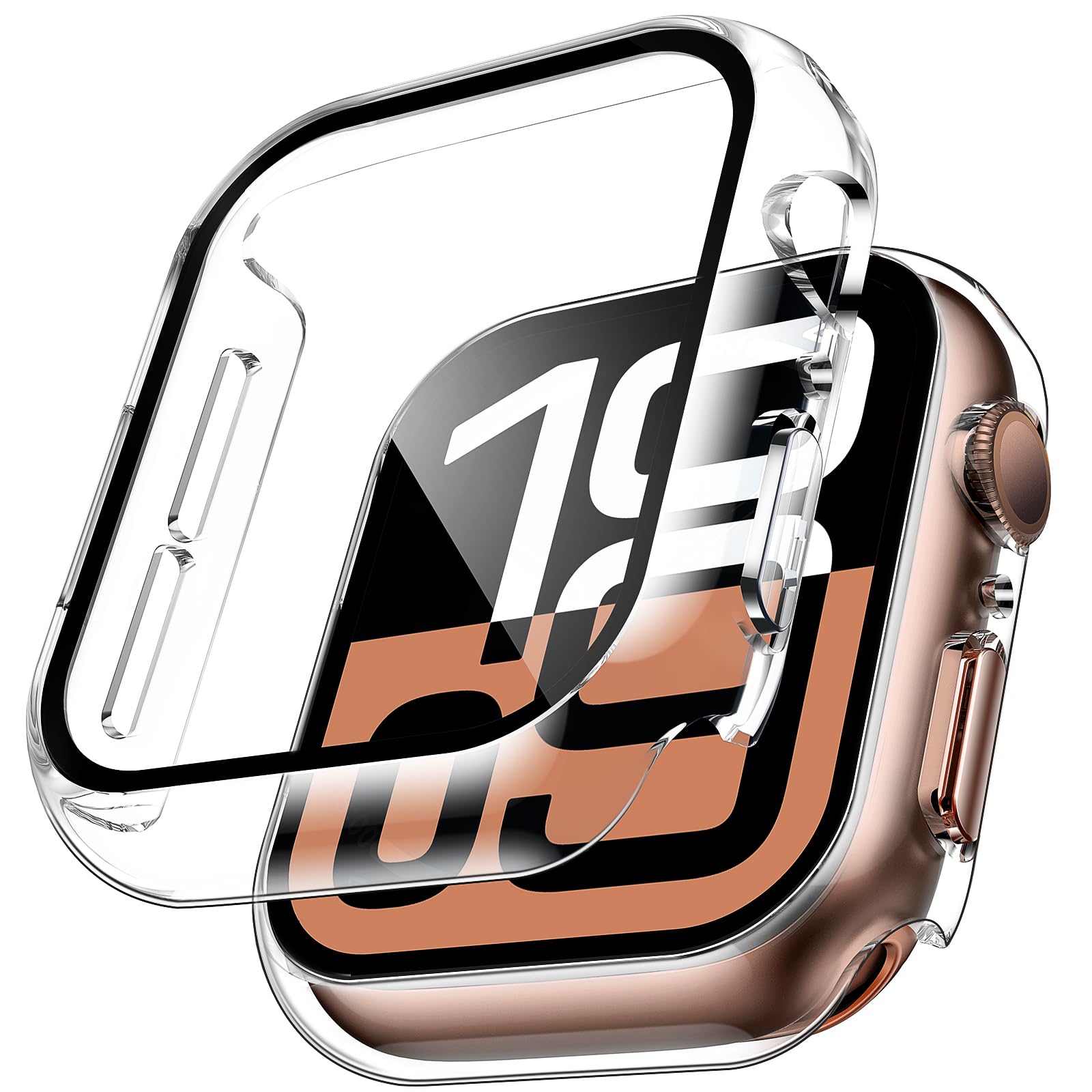 2pcs Tempered Glass Case For A - Smartwatch Case review and price