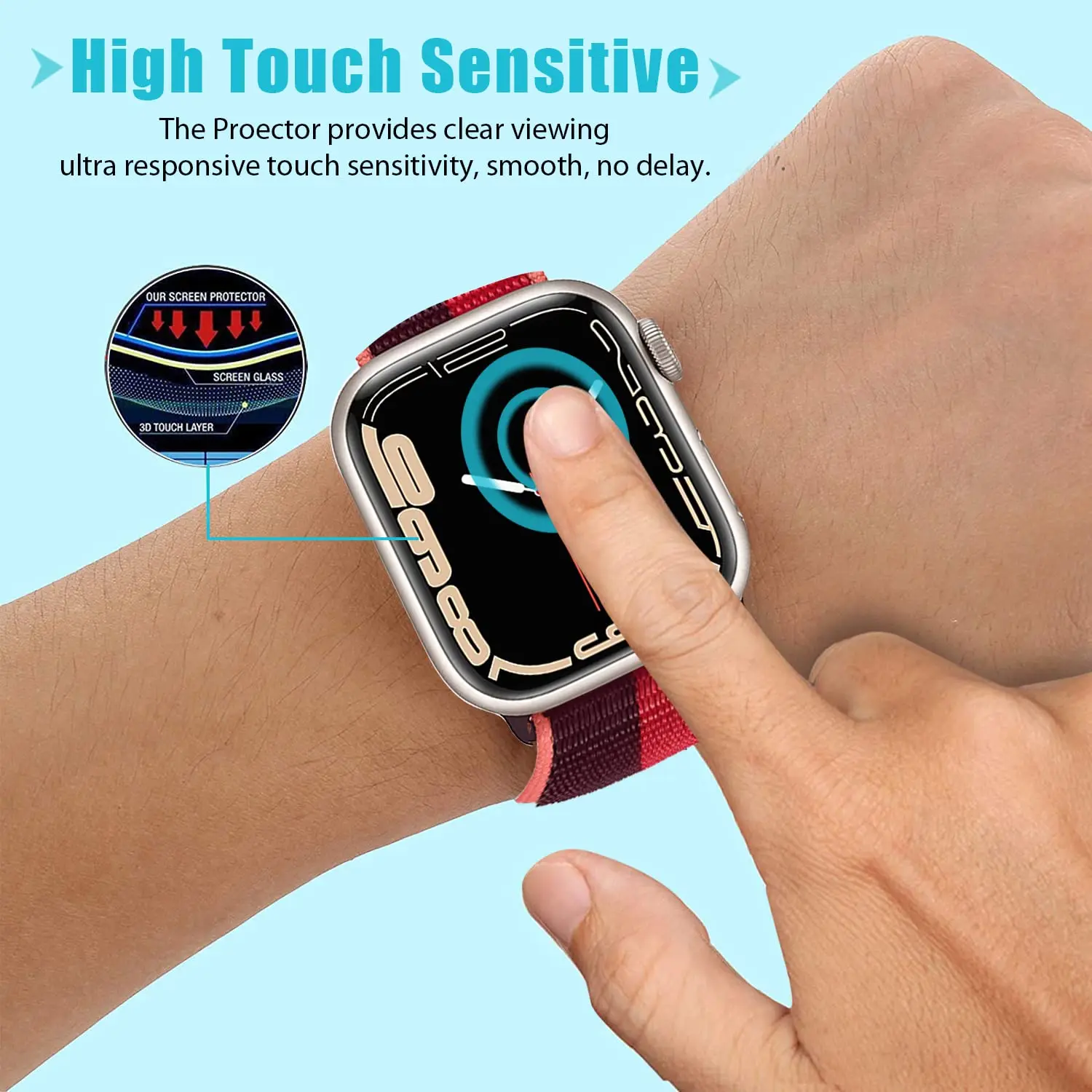 3D Tempered Glass For Apple Wa - Garmin Smartwatch Accessories review and price