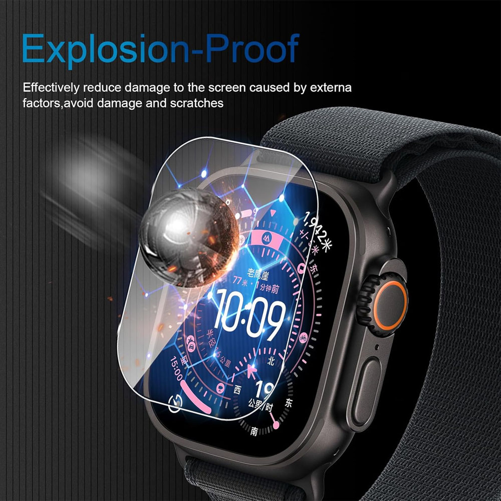 Tempered Glass For Apple Watch - Smartwatch Case review and price