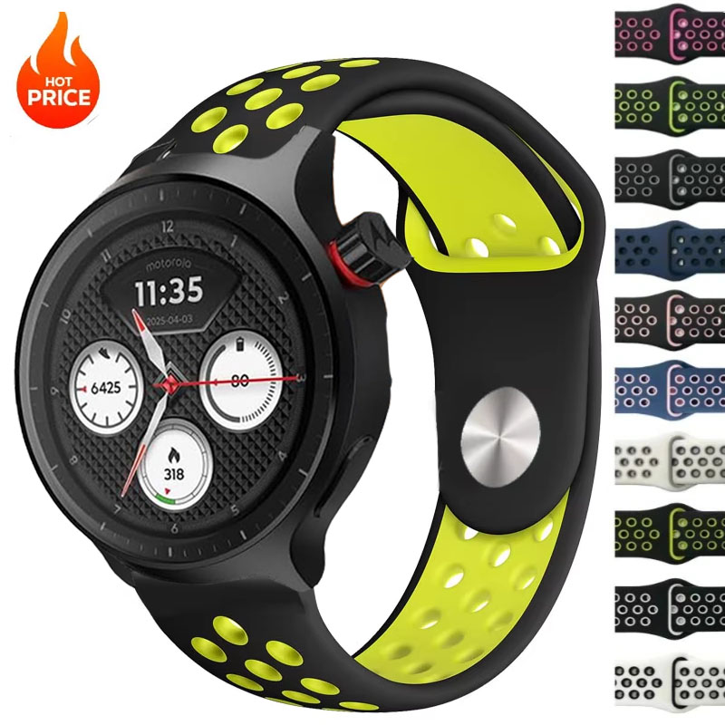 20mm 22mm Breathable Two-Tone  - Motorola Smartwatch Accessories review and price