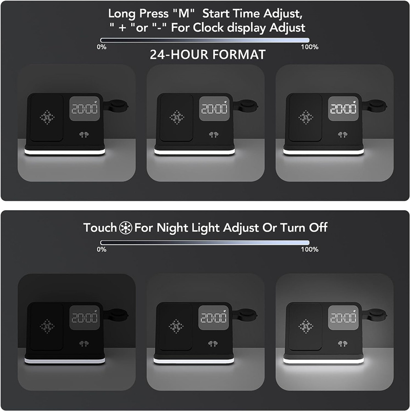 Wireless Charger Stand For iPh - Smartwatch Ac review and price