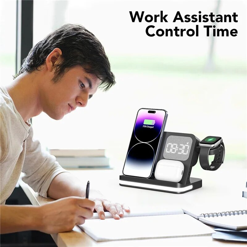 Wireless Charger Stand For iPh - Smartwatch Ac review and price