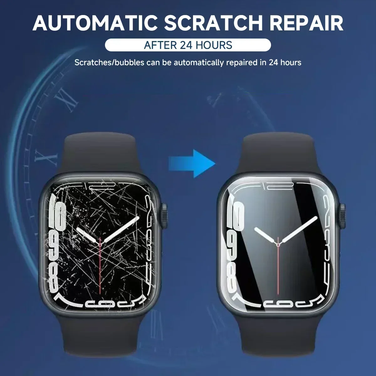2-5pcs Hydrogel Film For Apple - Watch Case Bumper review and price