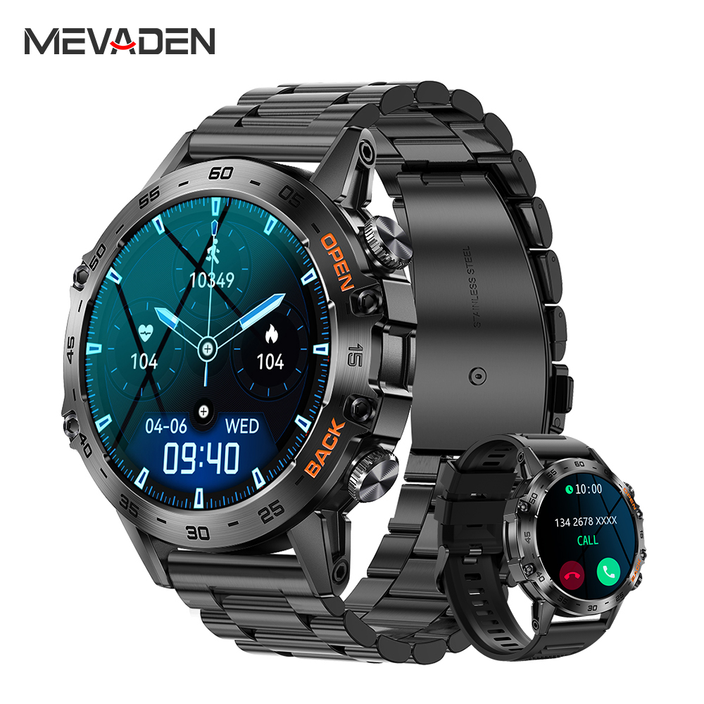 MEVADEN Steel 1.39 inch Men Lu - Smartwatch Store review and price