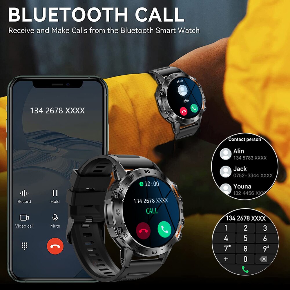 MEVADEN Steel 1.39 inch Men Lu - Smartwatch Store review and price