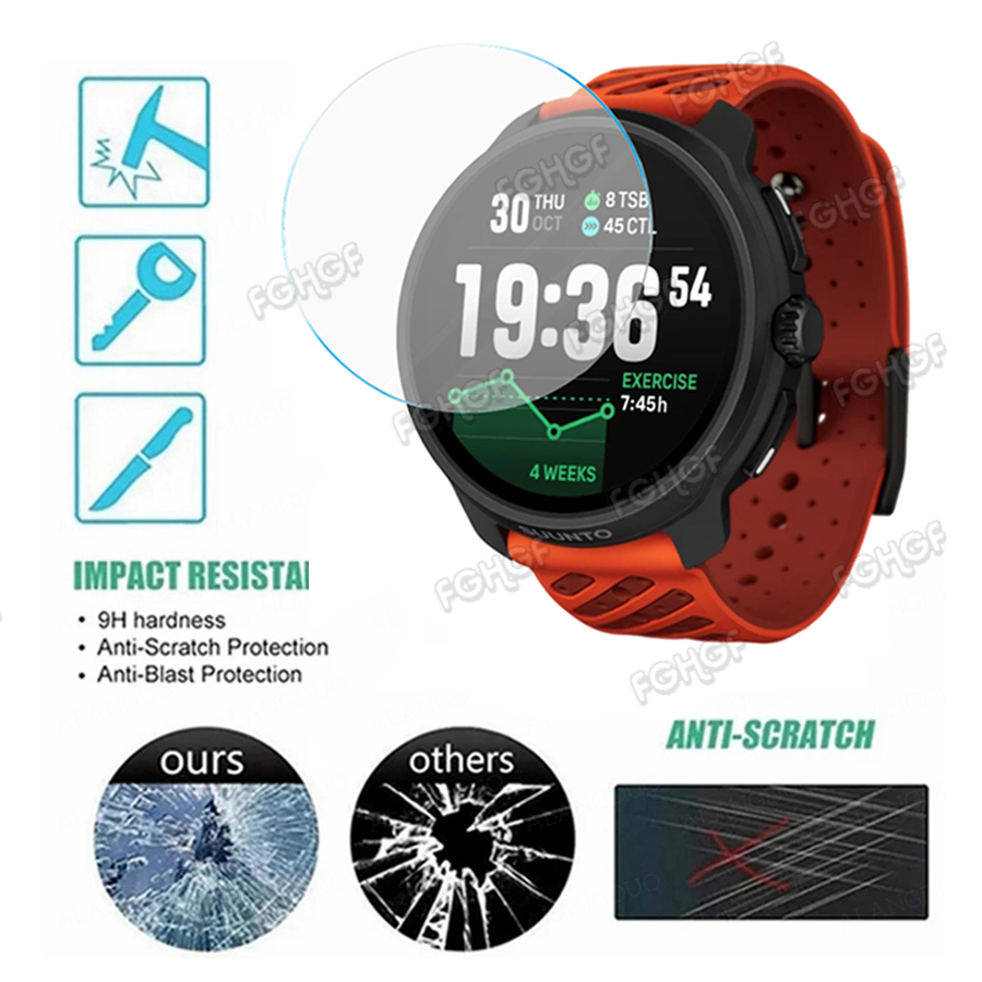 Tempered Glass Protective Film - Garmin Smartwatch Accessories review and price
