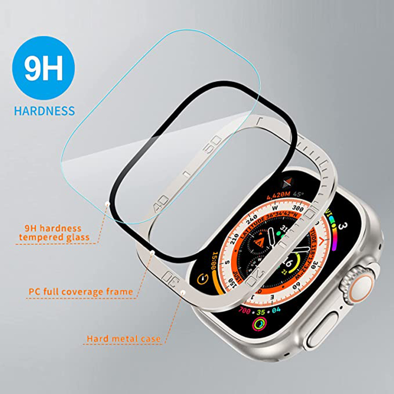Tempered Glass for Apple Watch - Smartwatch Case review and price