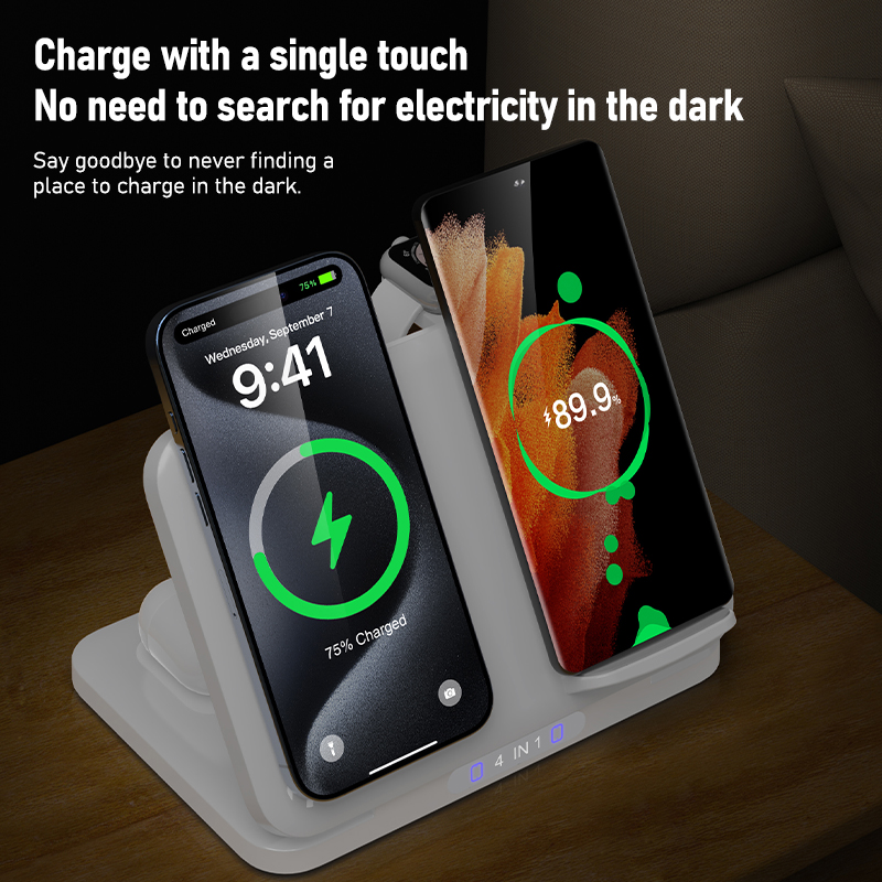 4 in 1 Dual Phone Wireless Cha - Smartwatch Ac review and price