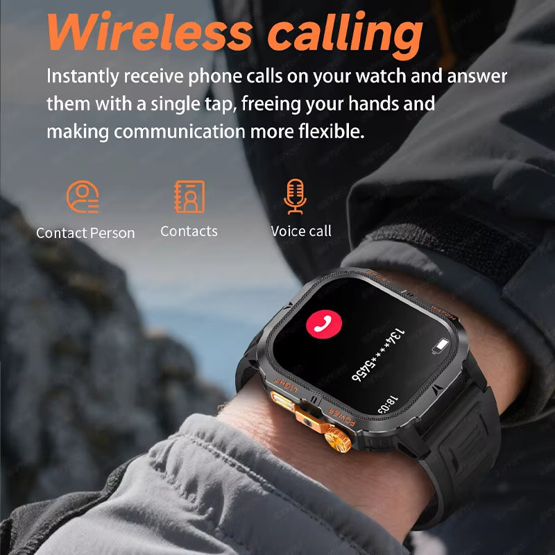 2026 Rugged Military Smart Wat - Smartwatch M Active review and price