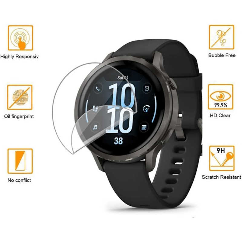 1-3PCS Soft Screen Protector F - Garmin Smartwatch Accessories review and price