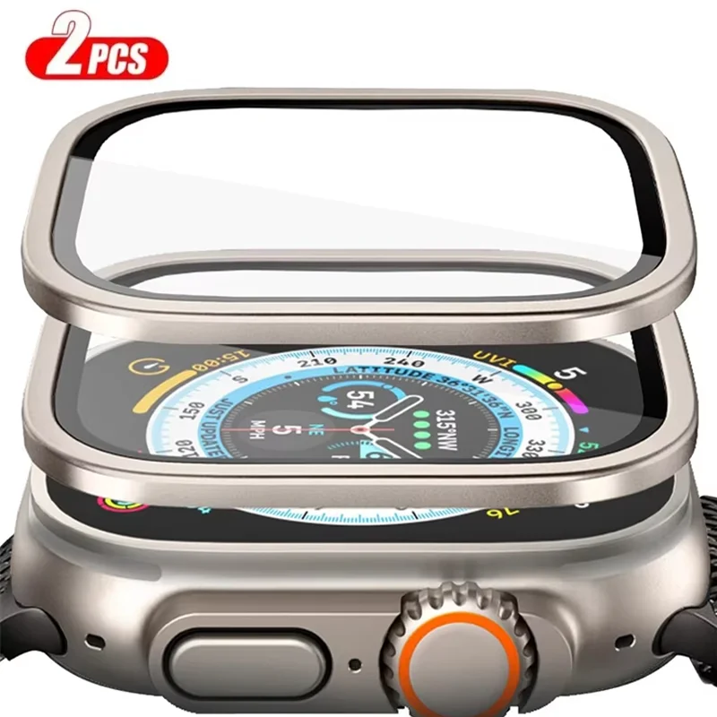 Aluminium Alloy Case+Tempered  - Smartwatch Case review and price