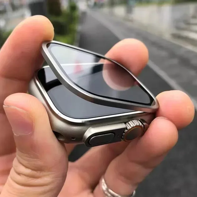 Aluminium Alloy Case+Tempered  - Smartwatch Case review and price