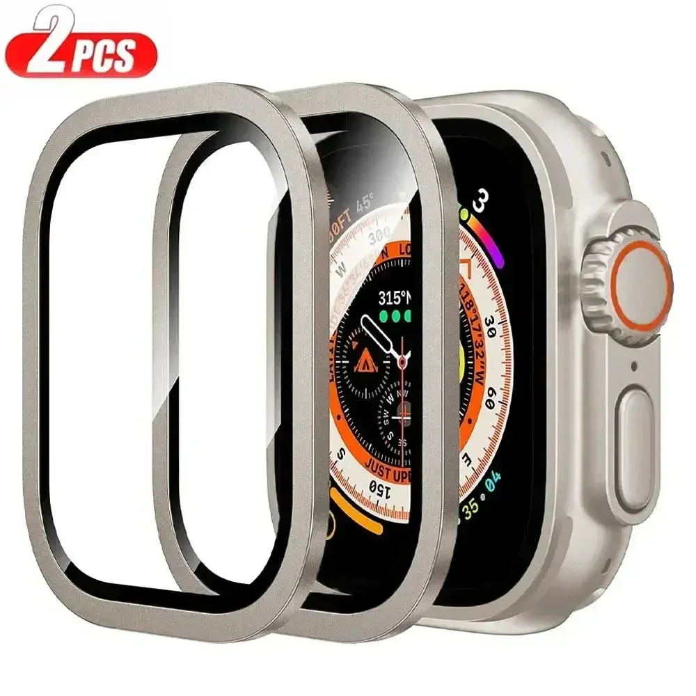 Aluminium Alloy Case+Tempered  - Smartwatch Case review and price