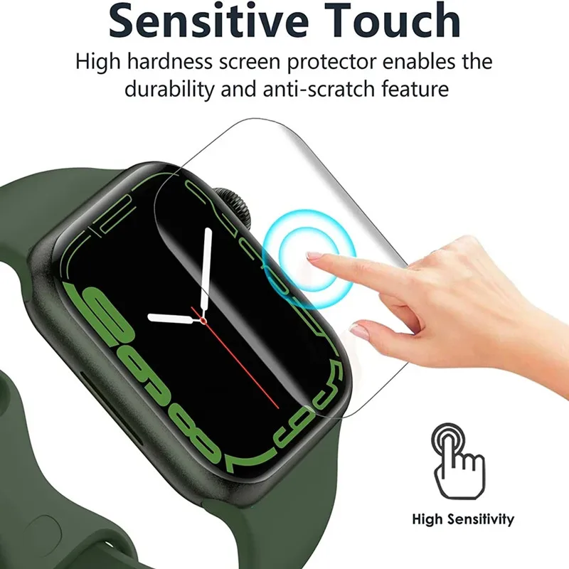 3PCS Hydrogel Film for Apple W - Watch Case Bumper review and price