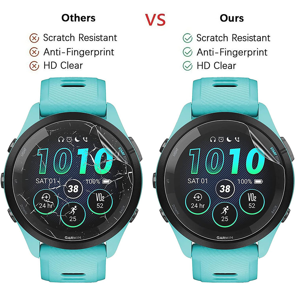 3Pcs Soft HD Hydrogel Protecti - Garmin Smartwatch Accessories review and price