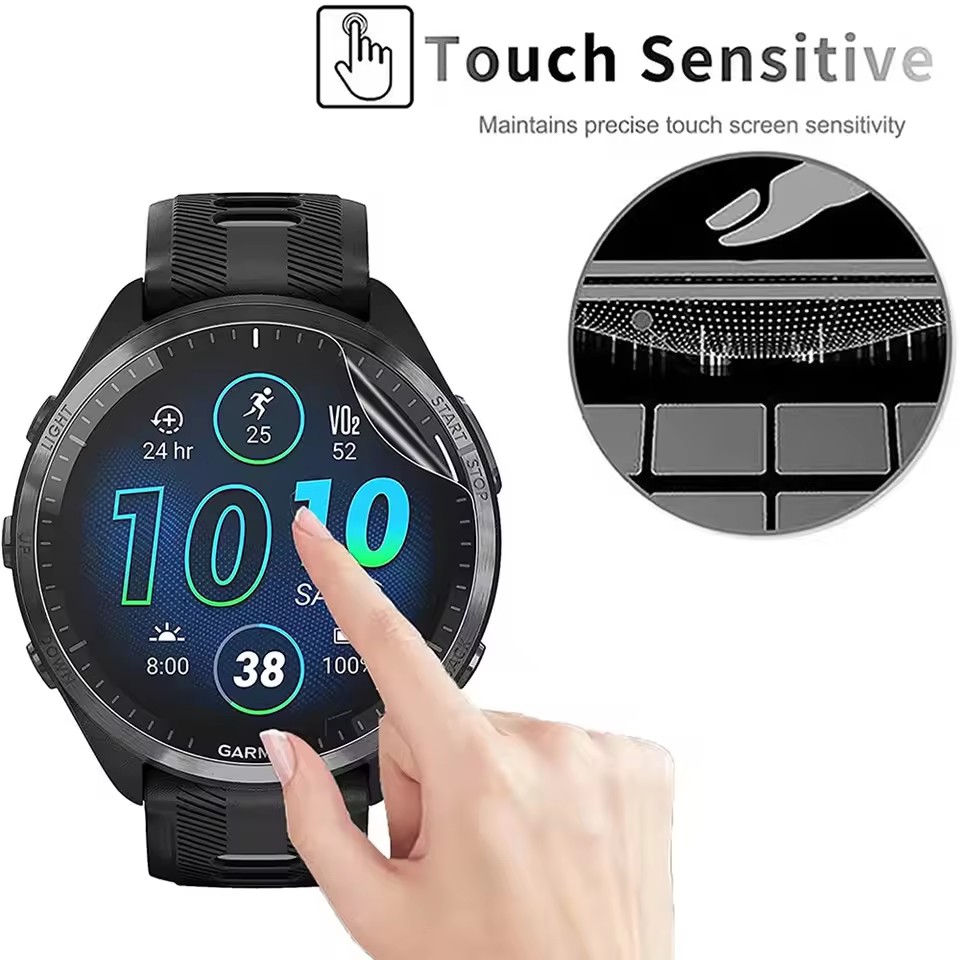3Pcs Soft HD Hydrogel Protecti - Garmin Smartwatch Accessories review and price